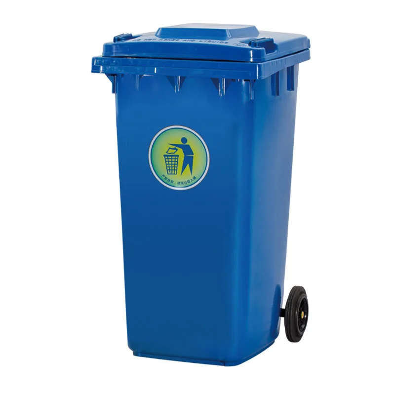 120L 240L 360L recycle 13gallon outdoor wheeled pedal park street waste bin garbage black wholesale plastic trash cans