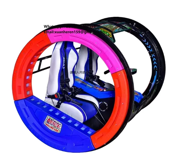 

2025 New Trends Electric Luminous New Double Le Bar Car Rolling Bumper Cars Park square Night Market Outdoor