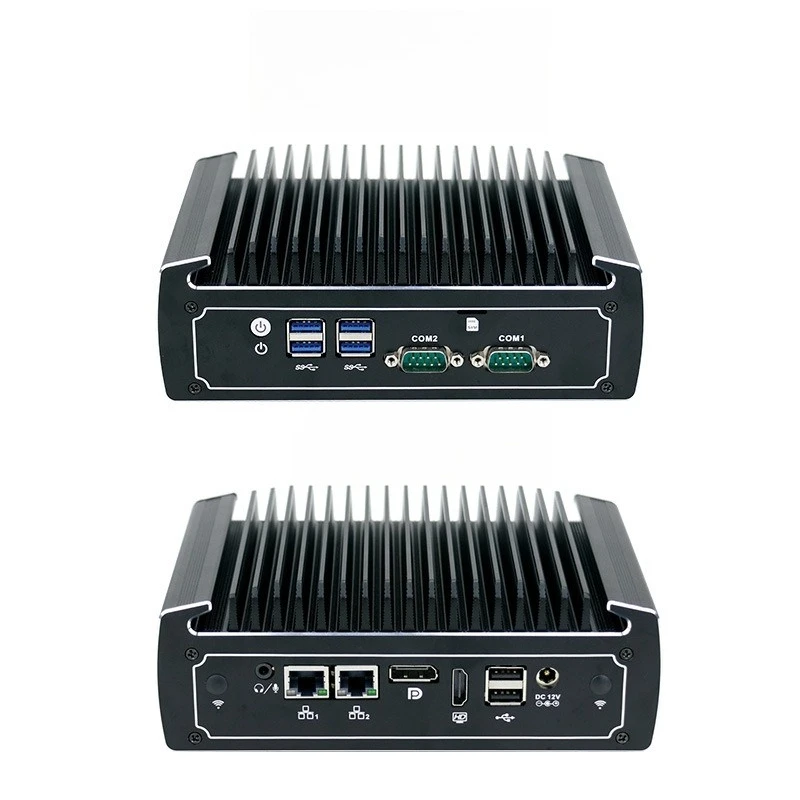 

Fanless Core Industrial Control Host Dual Network Dual String i5 Low Power Consumption Embedded Industrial Computer