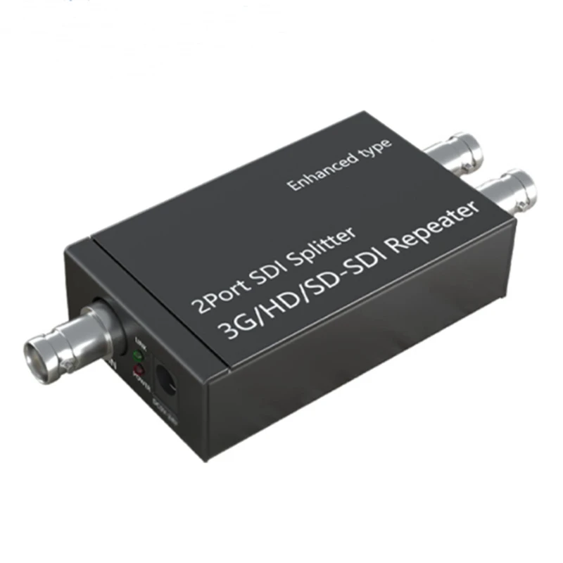 SDI Splitter 1 X 2 Multimedia Splitter SDI 1080P 60Hz Expander 1 To 2 Port Adapter EU Plug