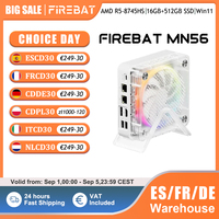FIREBAT MN56 MINI PC AMD R7-8745HS Mini PC Windows11 DDR5 16GB+ 512GB SSD 8 Cores Desktop Computer BT 5.2 WIFI6 HDMI TYPE-C USB