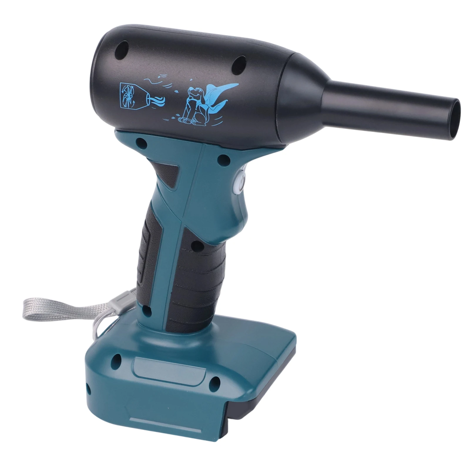 Compact Air Duster Leaf Blower On-the-Go Use 20*13*8CM Air Duster Automatic Shutdown Feature High-Speed Performance