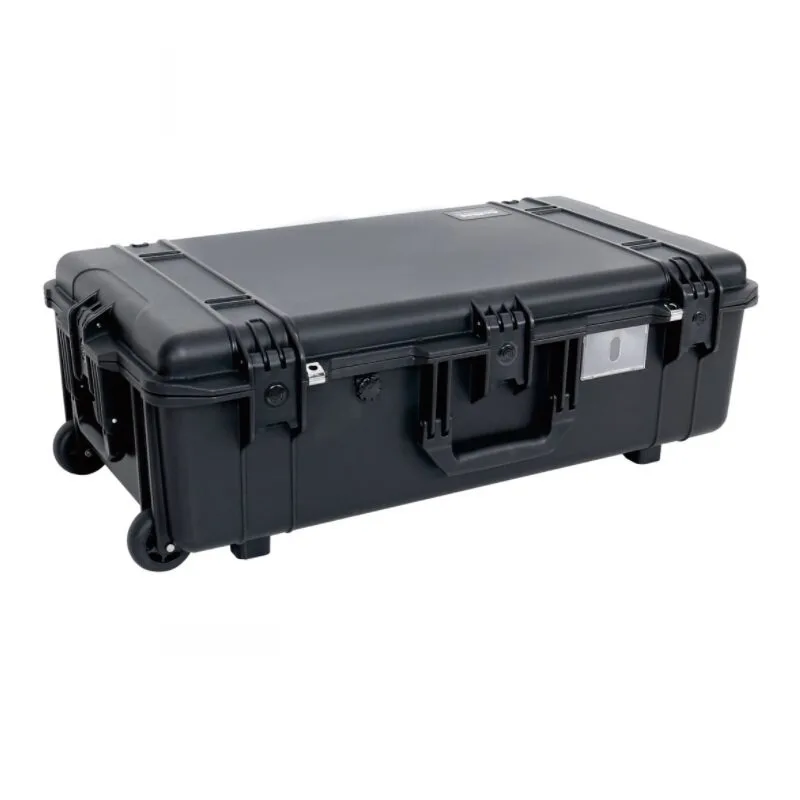 Large PP‑39 Trolley Hard Protective Case, IP67 Waterproof Shockproof Equipment Storage Carry Box for Instrument Gear Transport