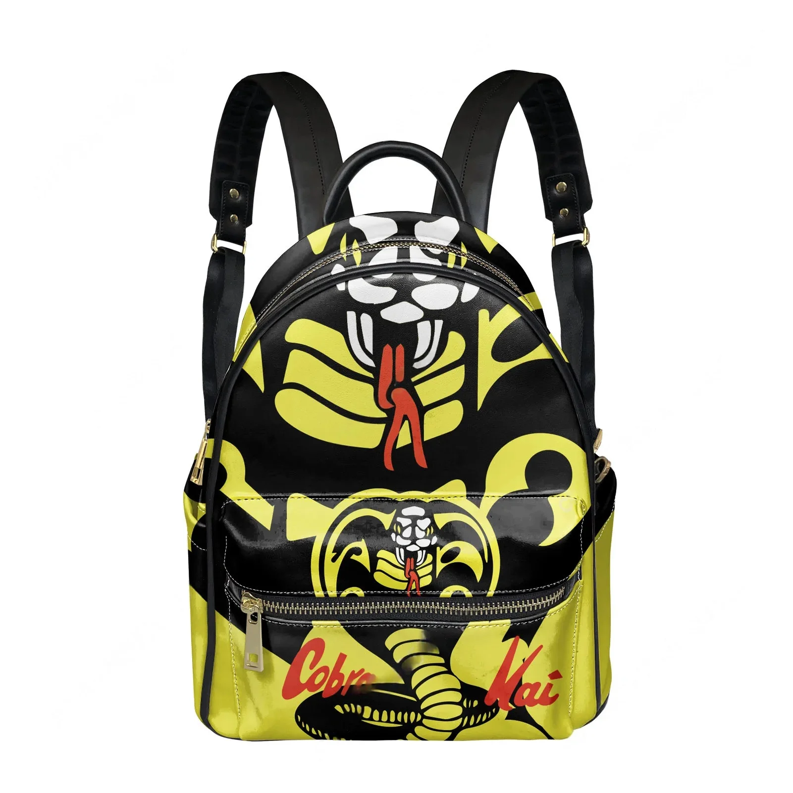 

Cobra Kai Backpack Vintage Retro Street Women Men Personalized Double Shoulder Bag Business Travel Bookbag Rucksack Gift Daypack