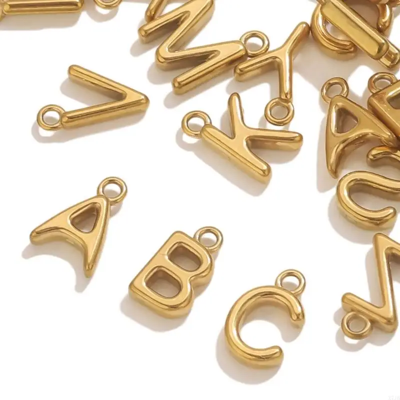  Full Letter Charms Collection Miniature Metal Pendants For Handmade Jewelry Crafting And Gifts