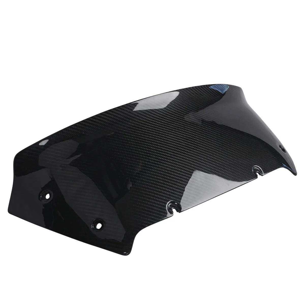3K Twill Glossy Carbon Fiber Motorcycle Headlight Fairing Cowl Black Compatible for Harley 2024 Street Glide