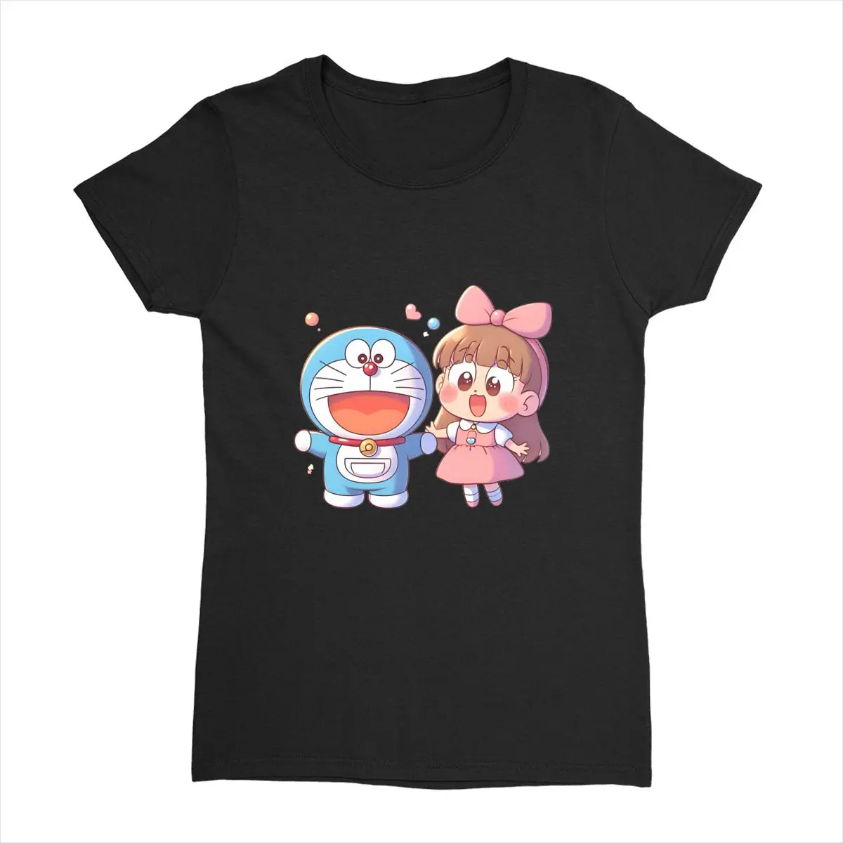 Doraemons T Shirt And Robot Fan Girl Harajuku T Shirts Short Sleeve Y2K Fun Tshirt Summer Casual Round Neck Oversized Tees