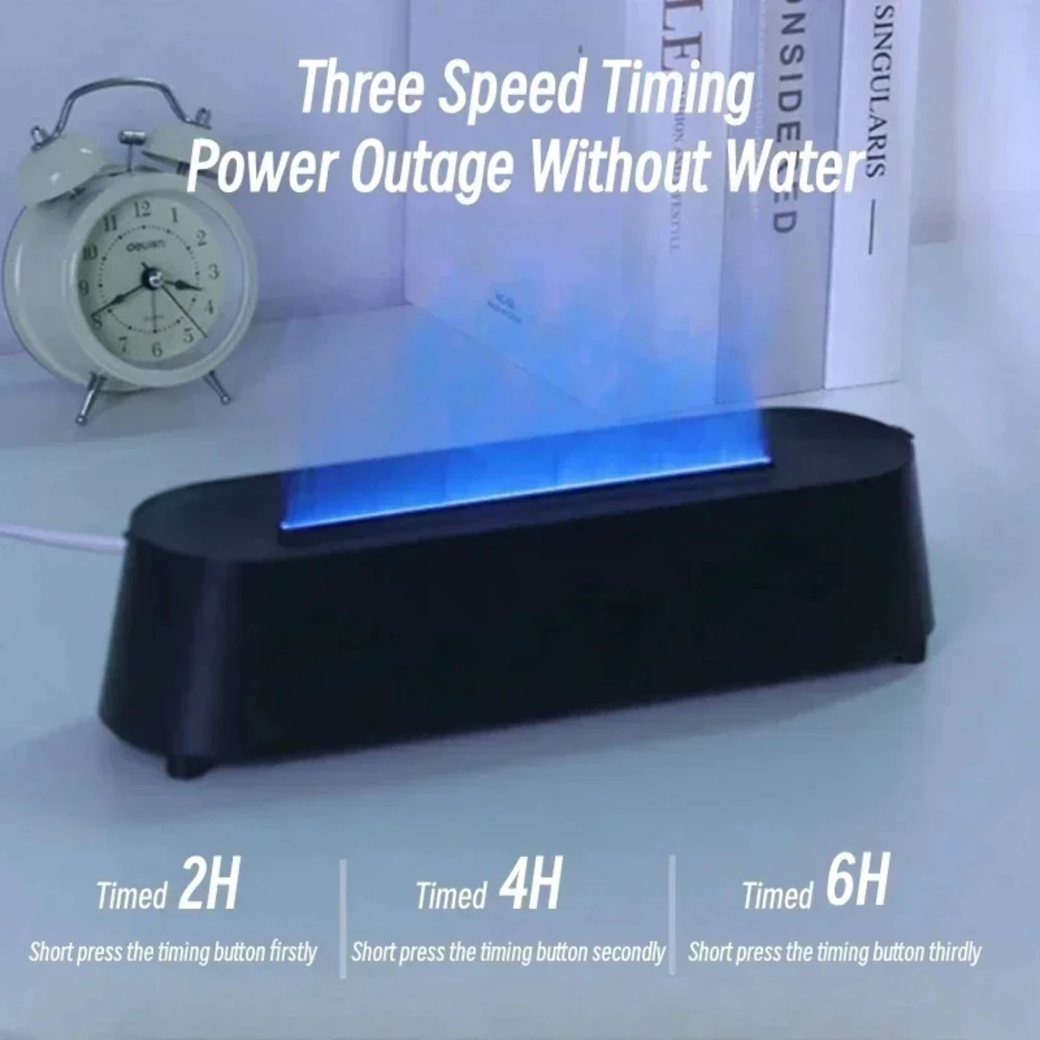 Aromatic Ultrasonic Hot Flame USB Aromatherapy Diffuser - 200ML Air Humidifier - Refreshing Fragrance Diffuser for Home and Offi