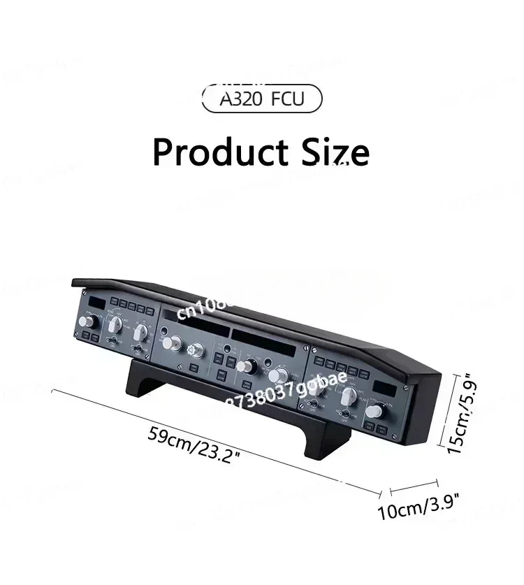 Simulator for A320 Flight Control Panel Flight Control Unit for XP12 P3D Flight Simulation