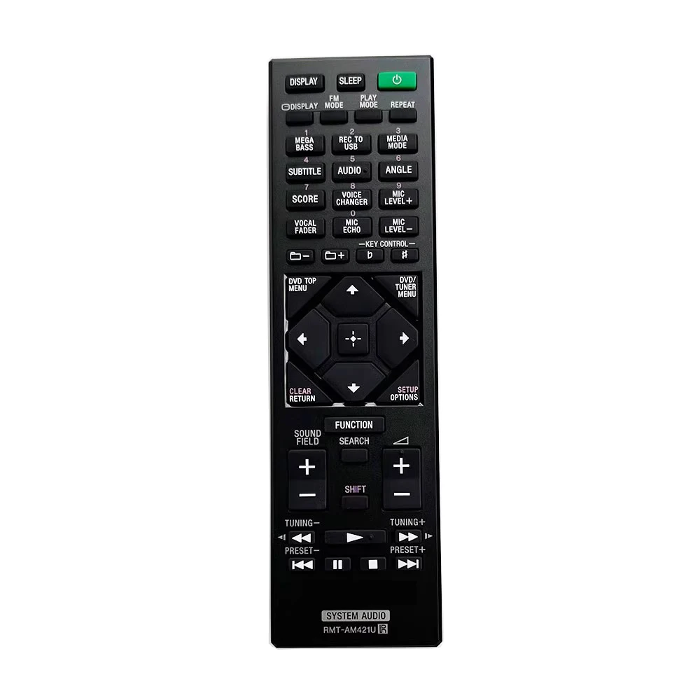 RMT-AM421U para sistema de áudio Sony Controle Remoto MHC-V11 MHC-V43D MHC-V73D MHS-V72D MHC-V83D MHC-M40D HCD-M40D MHC-M60D MHC-M80D