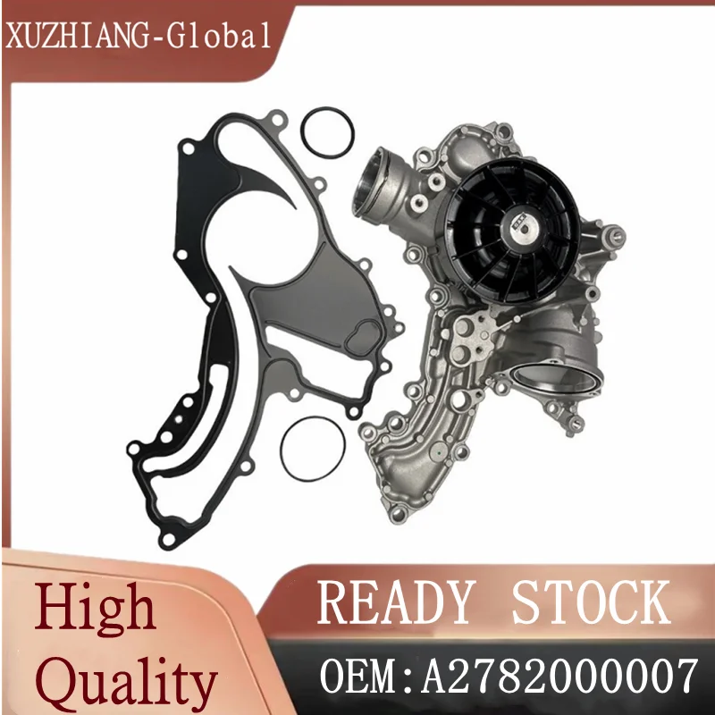 Water Pump Assembly 2782001201 A2782001201 for Mercedes Benz M278 Engine CL500 CL600 CLS350 E300 GLS450 GLE500 ML350 S600 SL500