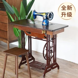 Household vintage sewing machine, South China Flying Man brand foot pedal authentic sewing machine, Bee Flying Man electric tail