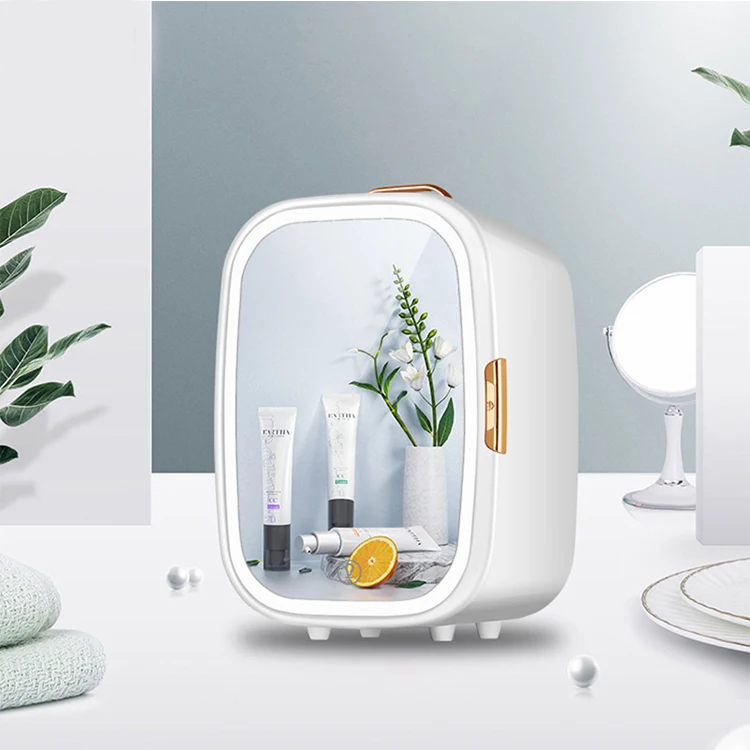 Mini Fridge for Skincare - 20 Liter Compact Mini Refrigerator - Perfect for Bedroom or the Office. Cosmetics, Beauty