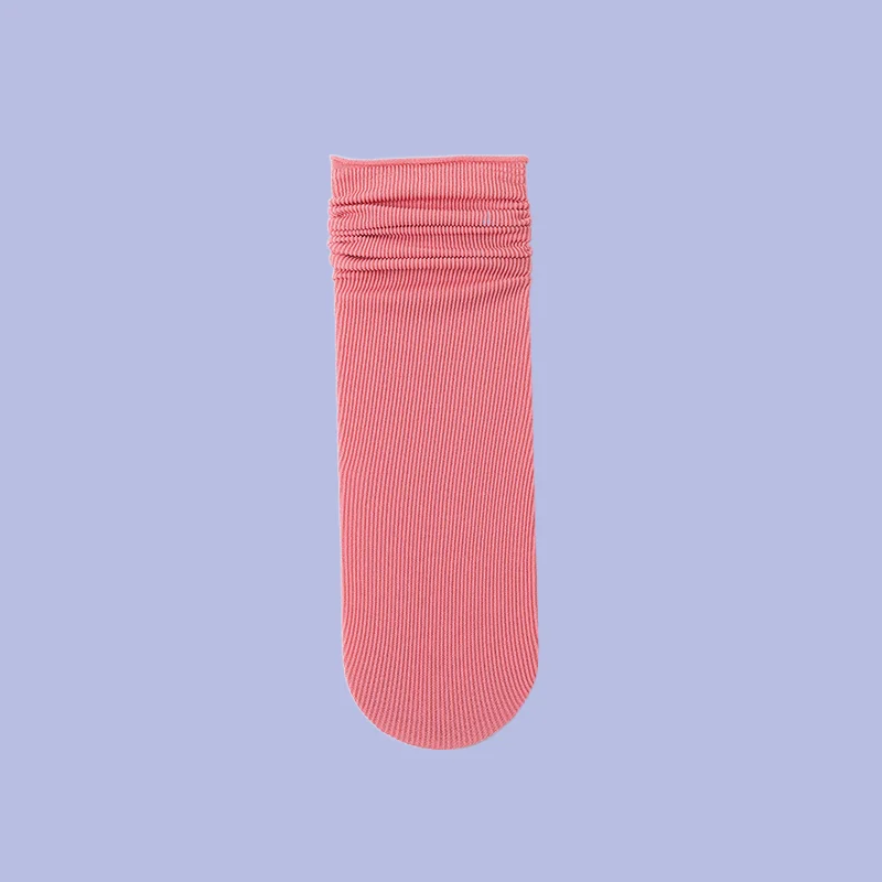 Chaussettes mi-tube en velours pour femmes, longues, empilées, fines, décontractées, haute qualité, été, mode, 5/10 paires