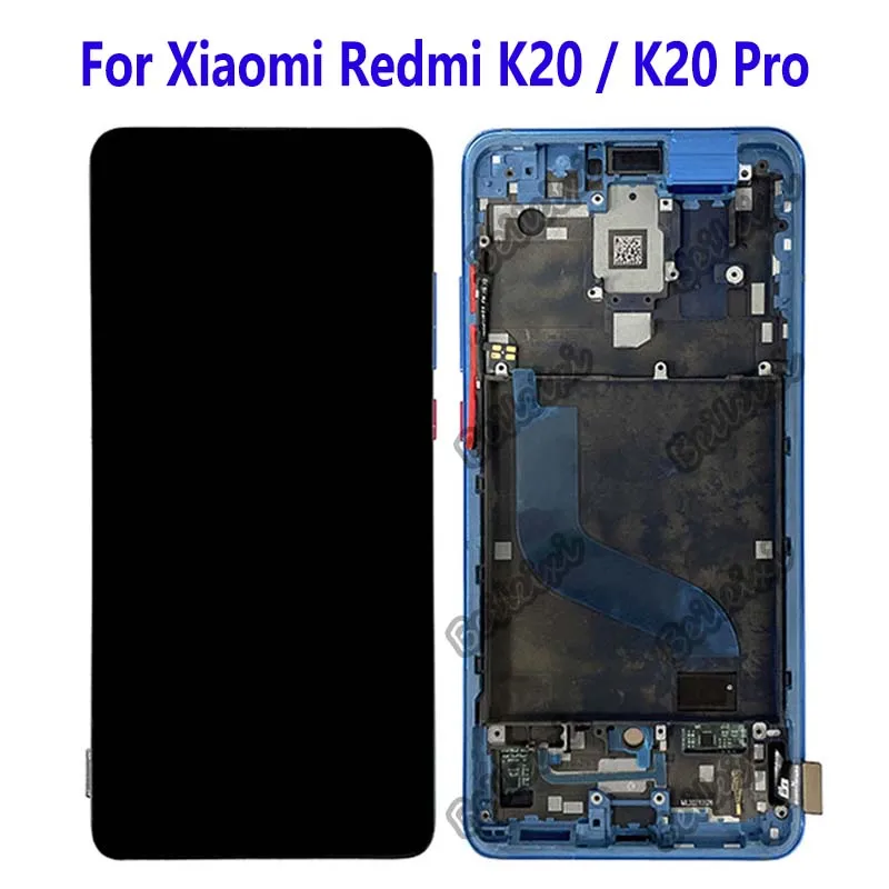 For Xiaomi Redmi K20 Pro MZB7749IN M1903F11C LCD Display Touch Screen Digitizer Assembly For Redmi K20 MZB7755IN M1903F10C