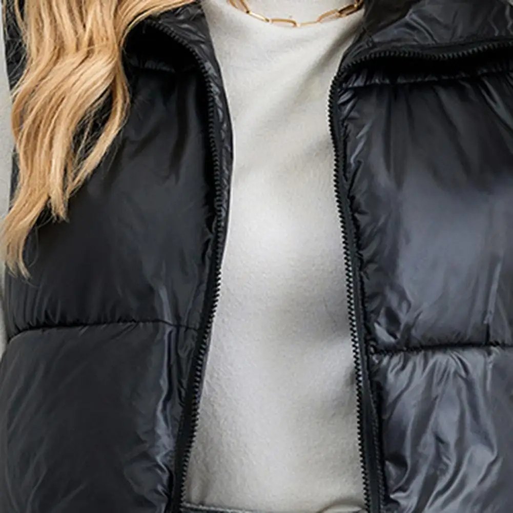 

Korea Style Autumn Winter Sleeveless Waistcoat Women Thick Short Vest Coat Warm Jacket Female Vest Top Women Cotton Vest