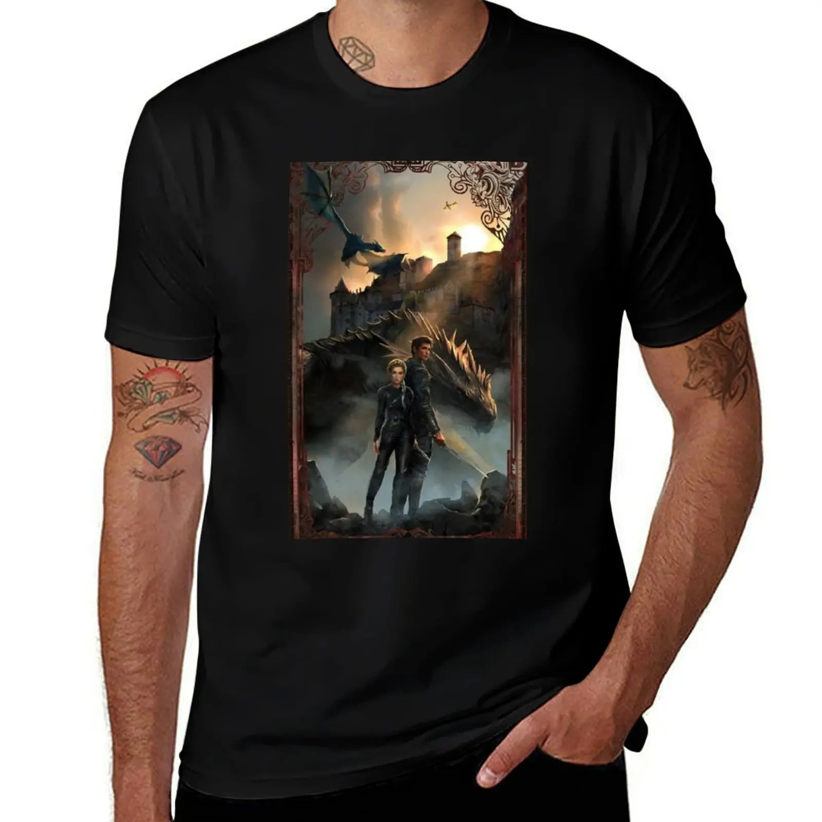 

xaden riorson art T-Shirt t shirt man luxury t shirt men 100% cotton luxury brand t shirts for man pack white T-shirt