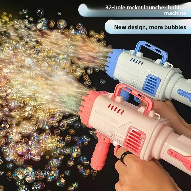 One Key Start Automatic Bubble Maker Simple Operation for Toddlers Outdoor Beach Camping Holiday Easy Funny Play Toy Supply