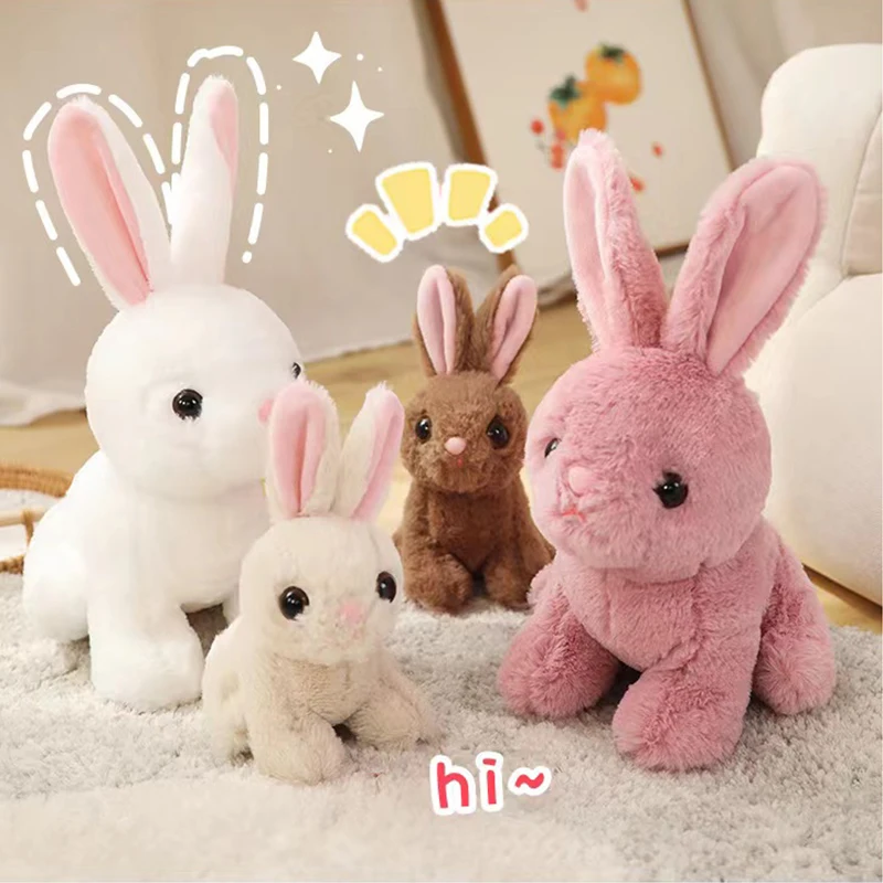 Cute rabbit keychain rabbit doll birthday gift girl accessories handbag jewelry plush rabbit pendant car keys