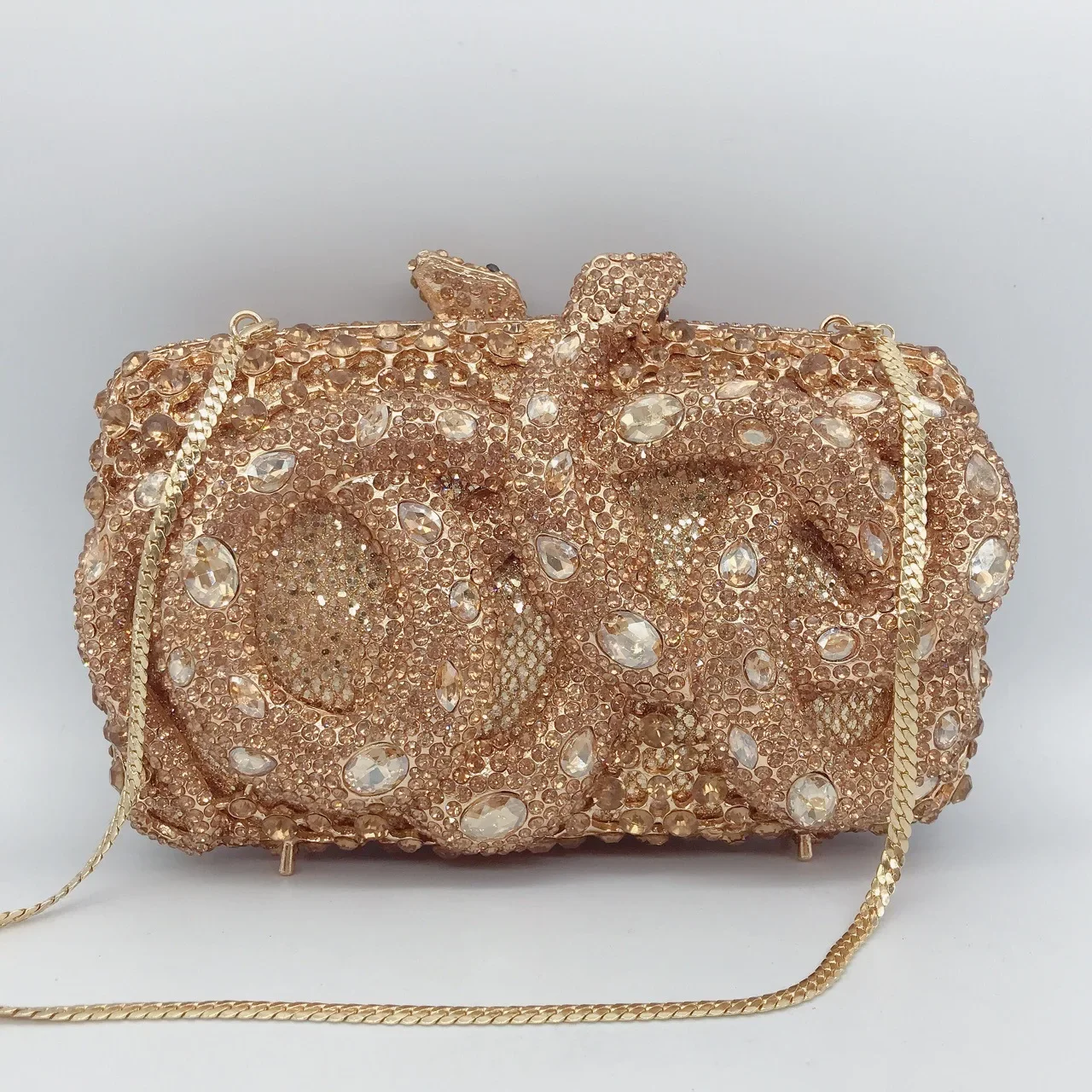 

Женская роскошная металлическая коробка с кристаллами и блестящими бриллиантами, вечерняя сумка, женская модная сумка, клатч для свадебной вечеринки, сумка на плечо