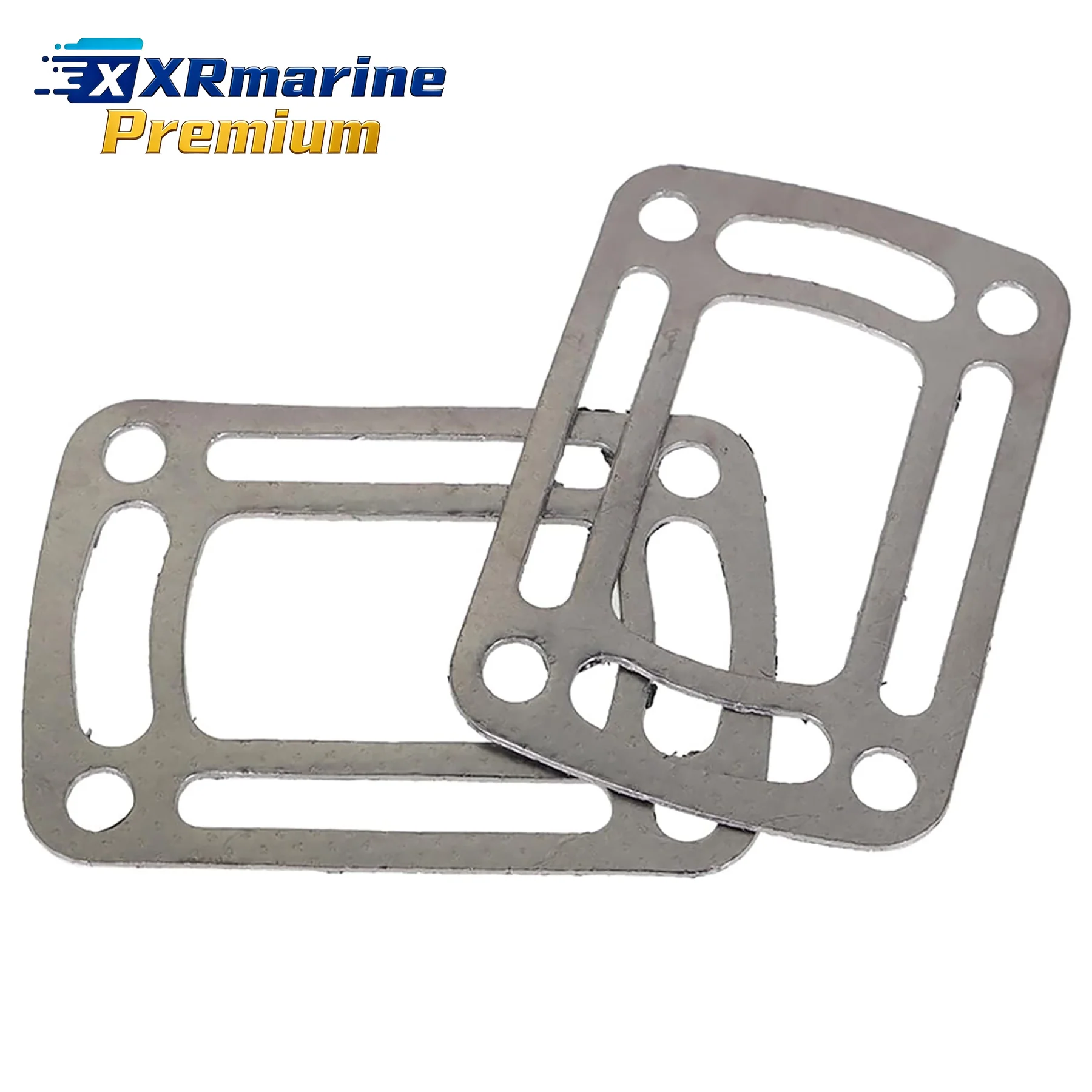 Pack of 2 Exhaust Manifold Elbow Riser Gasket for Volvo Penta OMC Cobra 4.3 5.0 5.7 L Sterndrive Motor 3850496 3863191 909786
