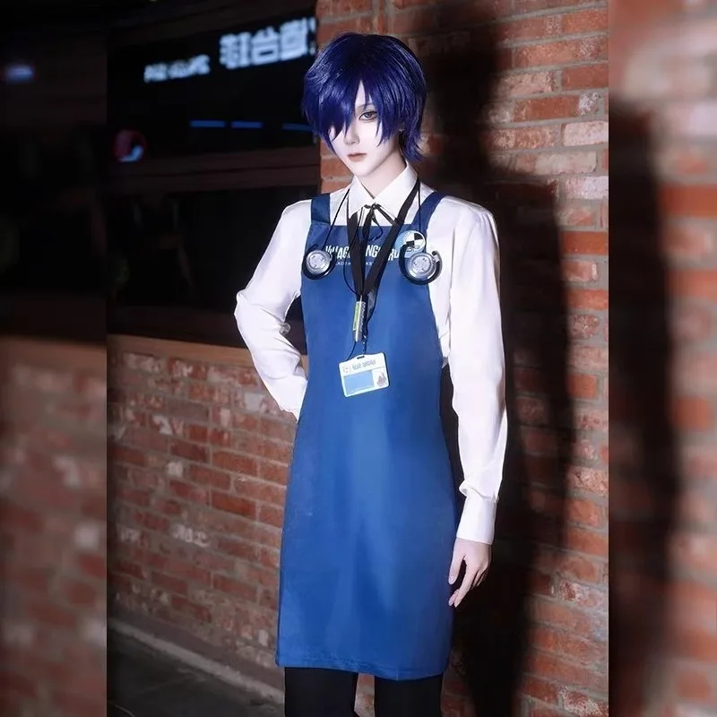 

Anime Amamiya Ren Narukami Yu Yuuki Makoto Cosplay Costume Shirt Apron Accessories Suit for Men Women Halloween Party Outfit