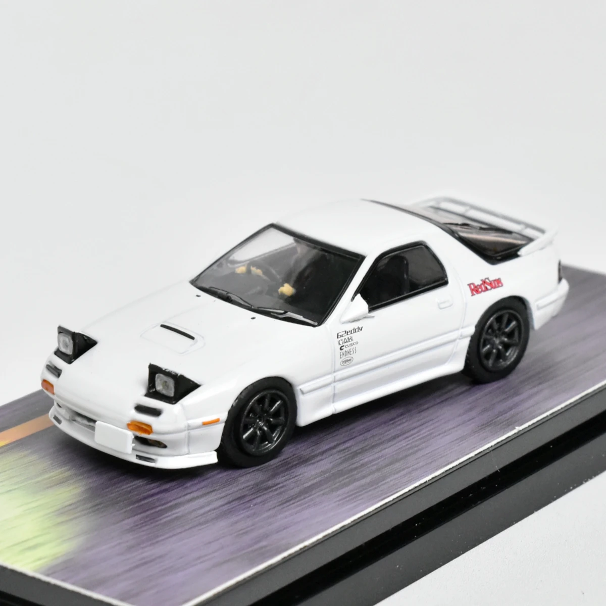 Hobby Japan 1:64 InitialD Mazda RX-7 FC3S Diecast Model Car