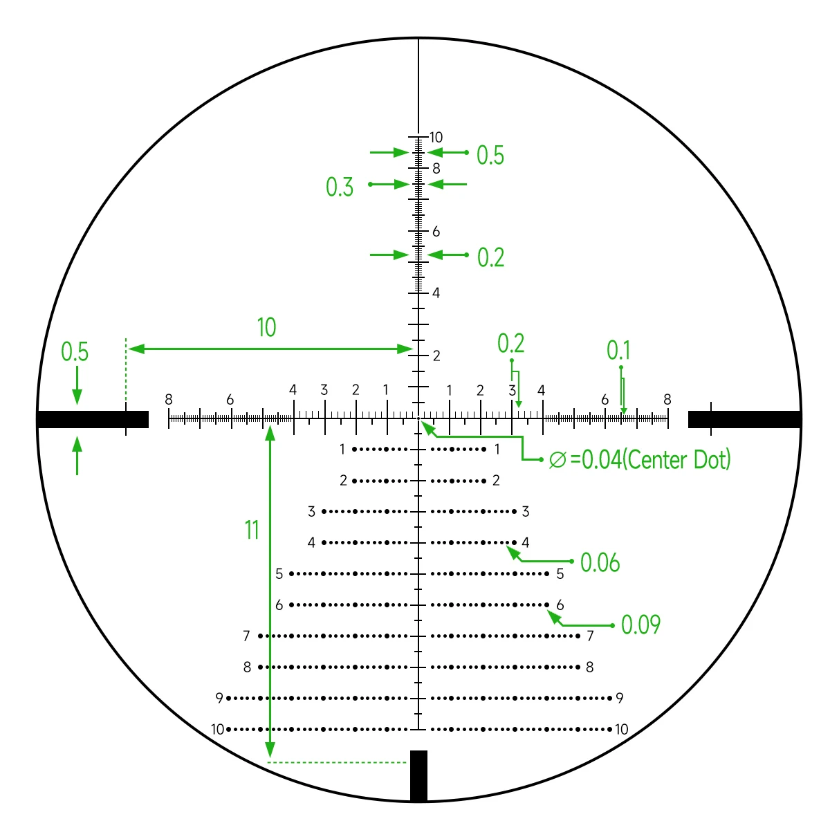 VT 5-25X56 (FFP) Tactical Optics Scope EBR-7C (MRAD) Reticle Riflescope 6-24X50 Hunting Scope for Hunting & Competitive
