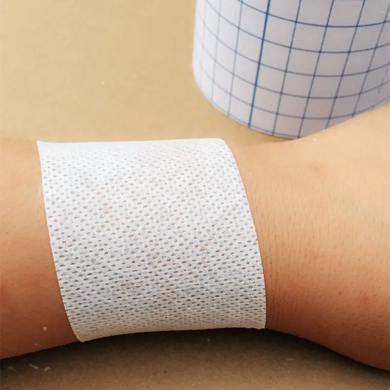 

1Pc Wound Dressing Tape Breathable Adhesive Bandages Skin Patch for First Aid Fixation Tape Patch 5cm*5m