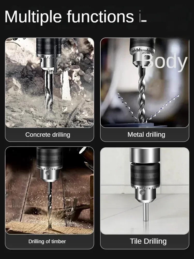 220V High Power Impact Drill for Home Use with Multi-Function Pistol Drill and Small Electric Hammer