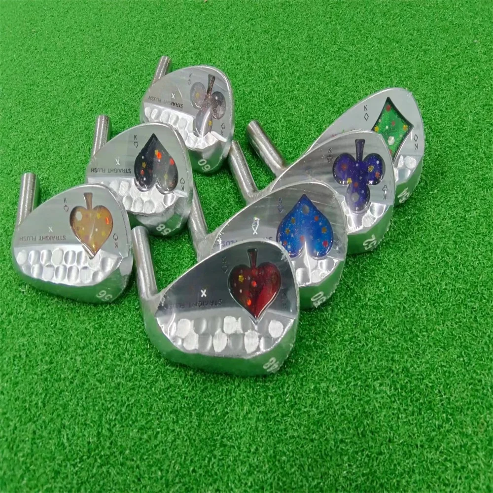 One knife carving Ito Bo poke silver/brass Golf Wedge Head Carbon Steel S20C Golf Club Carbon Steel Full CNC driver wood wedges