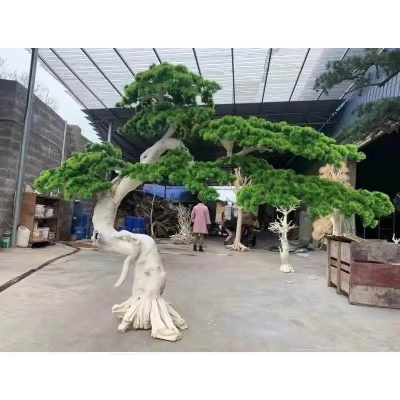 Customize Small Indoor Tree Artificial Cypress Pine Tree for Garden and Landscape Decoration