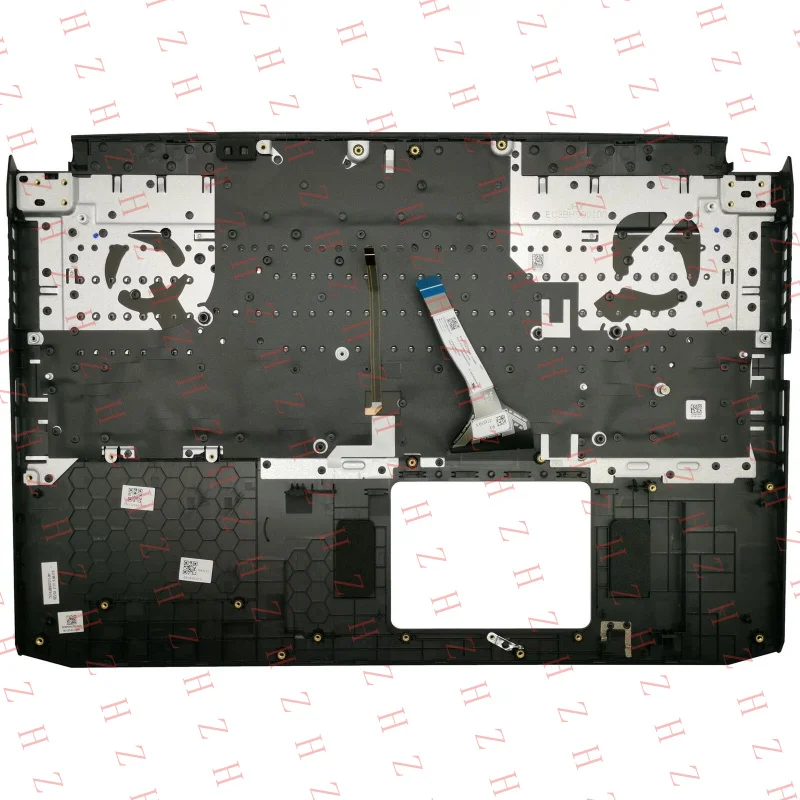 P+ FOR Acer Aspire Nitro AN517-53 Palmrest Cover Keyboard UK Black Backlit 6B.QBKN2.013