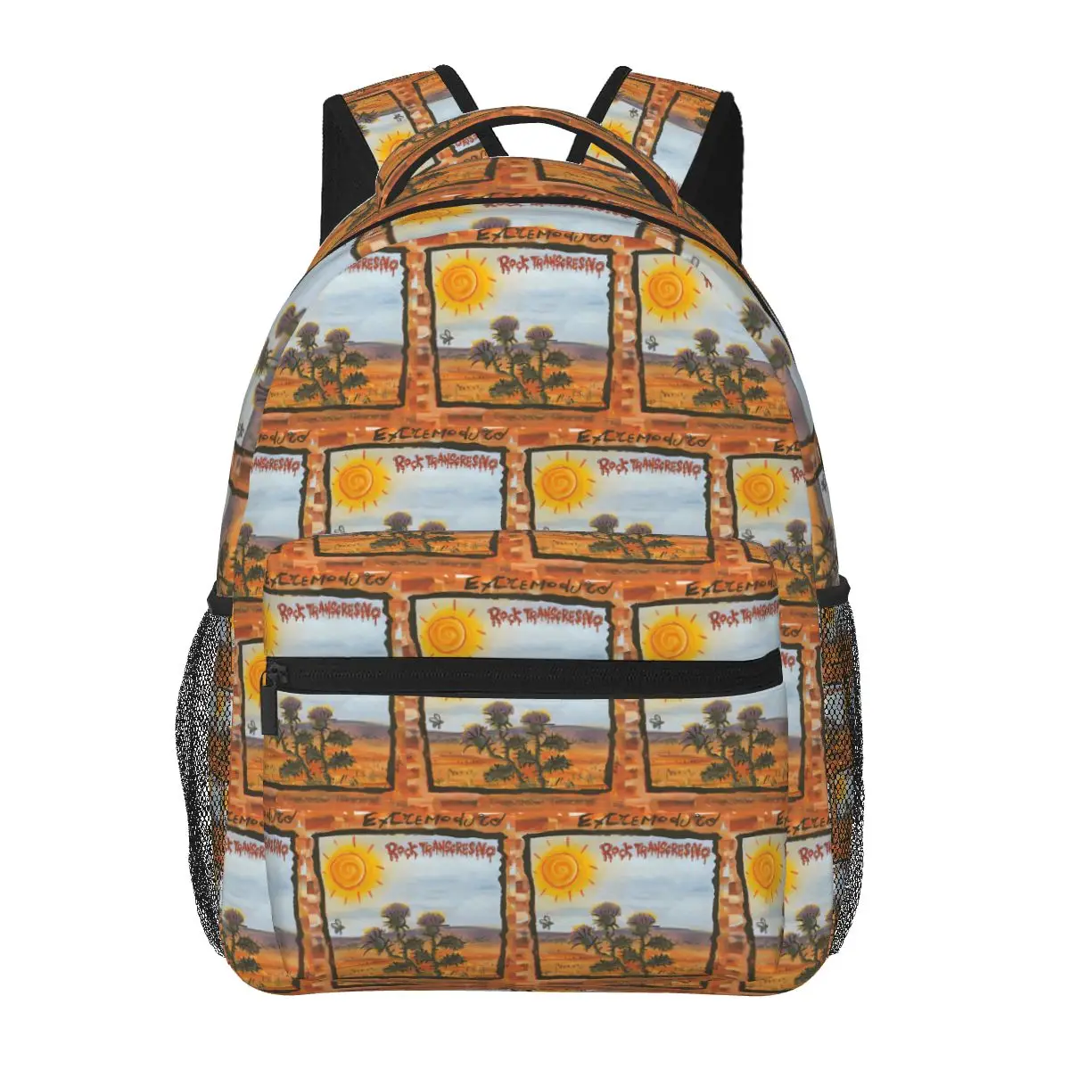 Band Extremoduro Rock Transgresivo Album Student Backpack School Bag Hiking Daypack for Boys Girls Fashion Bookbag Shoulder Bags