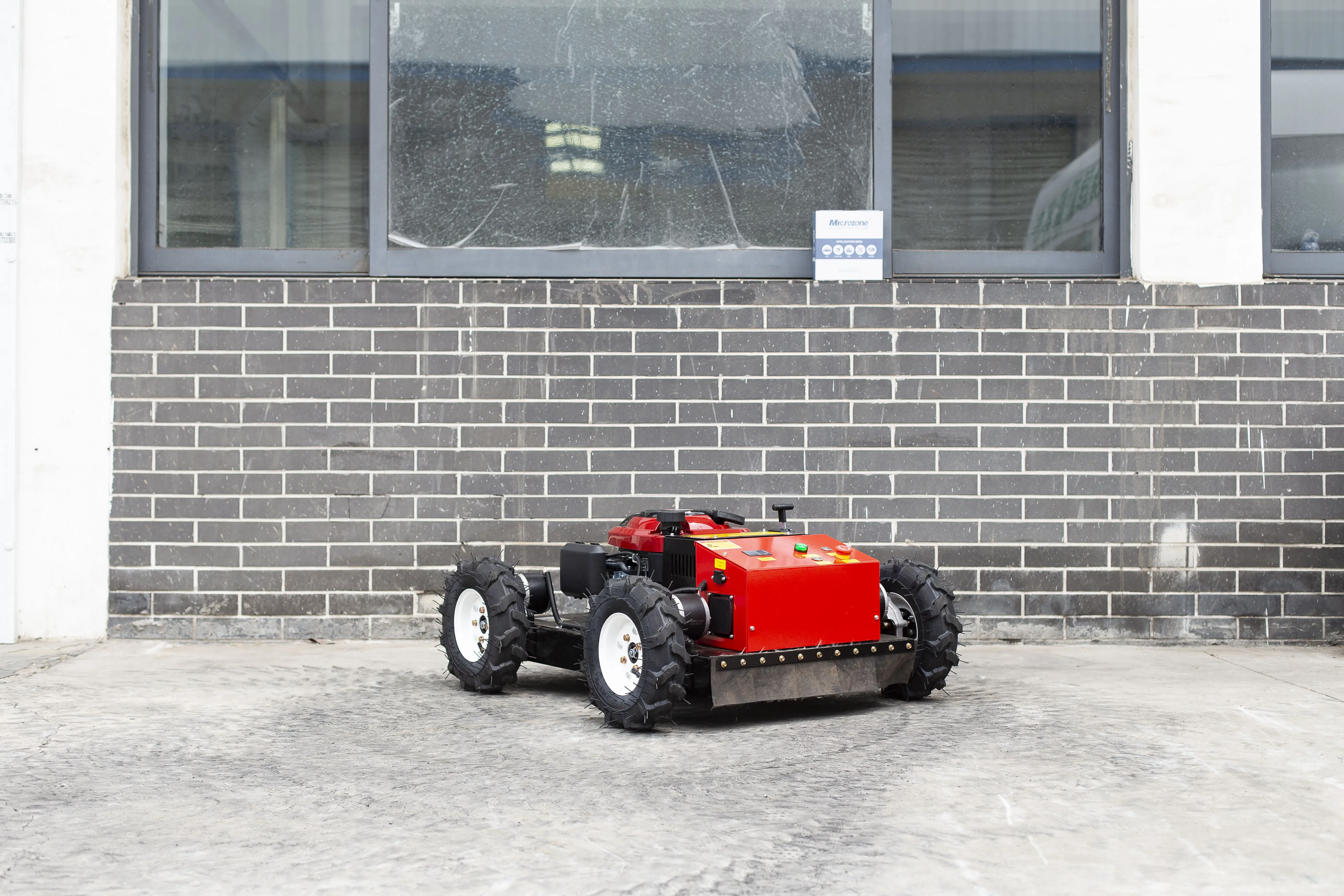 RC Mowers Remote Control Mowers Tough Terrain Lawn Mowers Wheel Mower Robot Automatic Lawn Mower 55cm