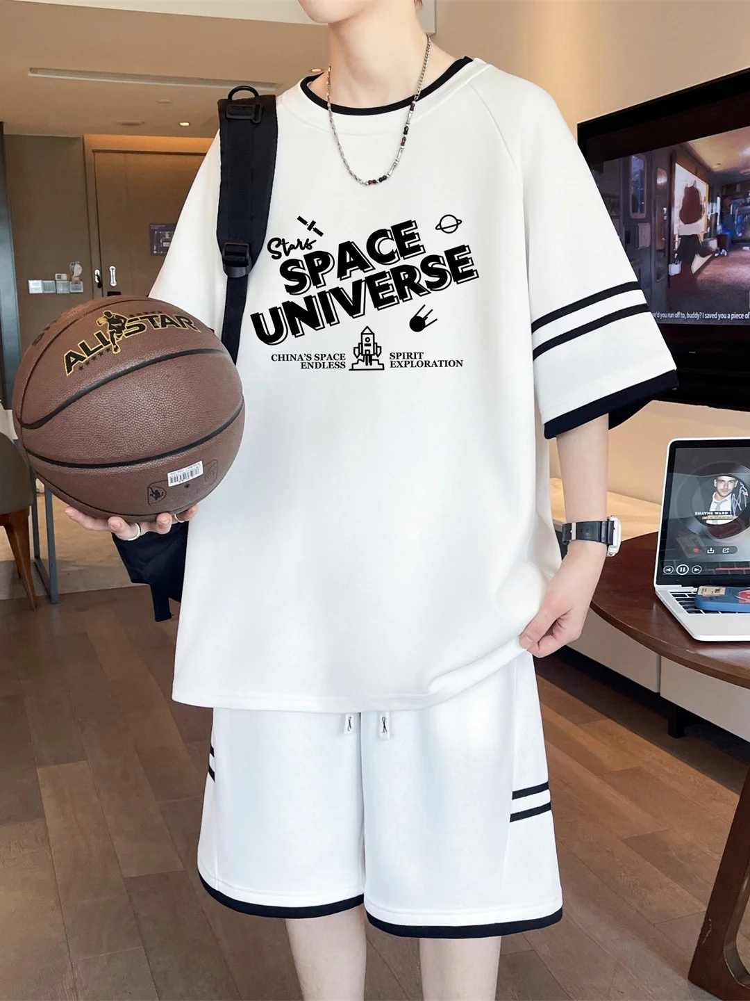 set-di-t-shirt-a-maniche-corte-e-pantaloncini-in-tessuto-ice-silk-per-ragazzi-abbigliamento-sportivo-estivo-casual-per-adolescenti-in-misto-cotone-e-poliestere