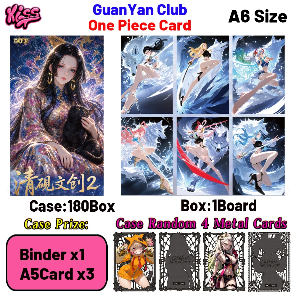 Wholesale 2026 New GuanYan Creative Studio One Piece Cards A6 Size Boards Anime Collectibles Character Fan Gifts