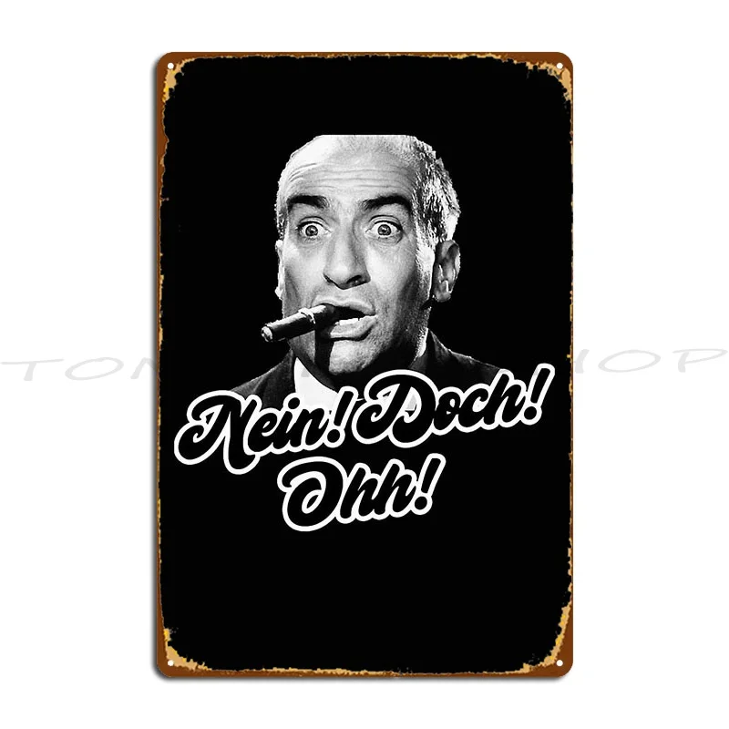 Louis And His Crazy Traffic Wardens Film The Big Mop Metal Plaque Poster Cinema Bar Cinema Club Printed  Tin Sign Poster