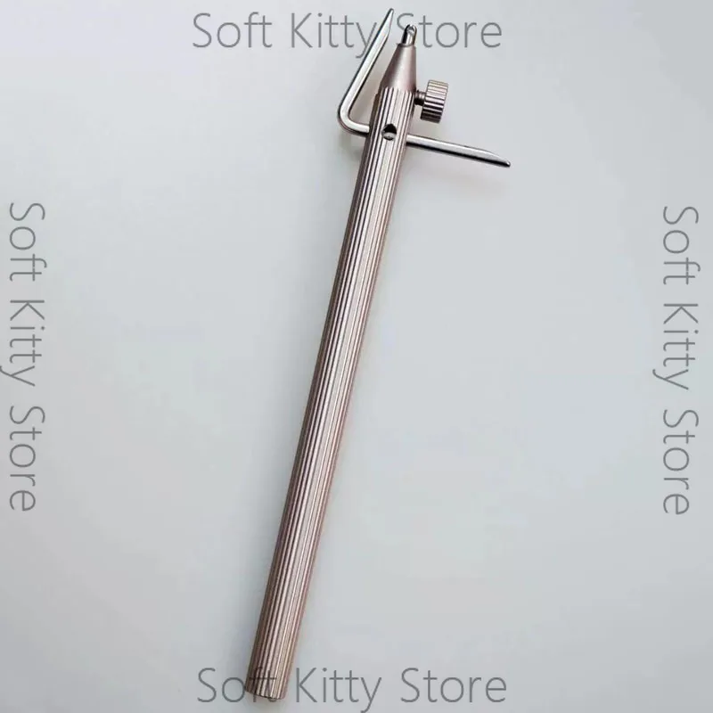 3-in-1 Leather Groover Set Handmade Leathercraft Processing Tools with Replaceable Heads Slotting & Stitching 3PCS