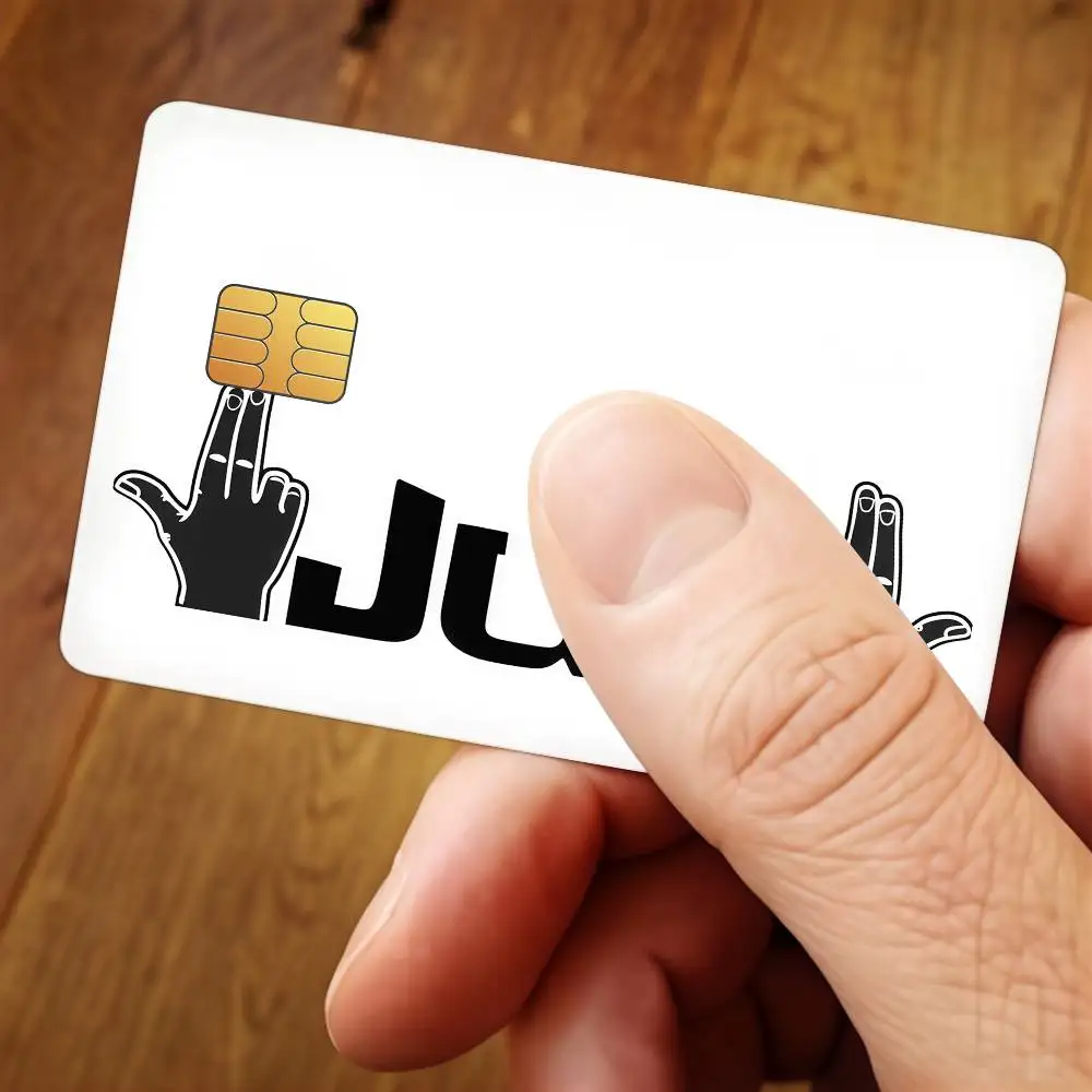 Rrpper Jul Credit Card Skin Stickers For Bank Card Bus Metro Cards Waterproof Anti-Scratch Gift 4PCS