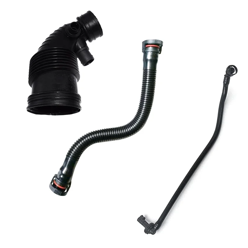 

3Pc Air Duct Filtered Pipe Intake Exhaust Hose Kit for Bmw F20 F20N F21 F21N F30 F35 13717597586 11157608144 11157614690 jasmine