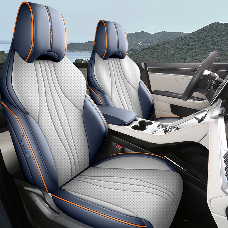 Original Car 1: 1 Design Car Seat Covers Full set  For BYD Song Puls 2025 EV DM-i PU Leather Protective Seat Cover Accessories