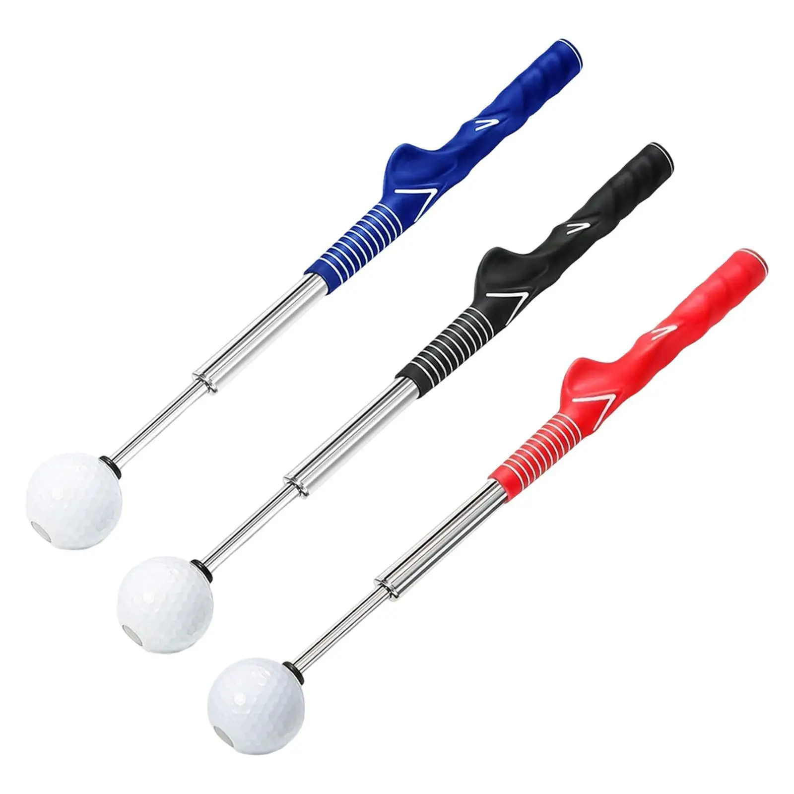 

Telescopic Golf Swing Trainer Accessory Rhythm Comfortable Equipment Practice Stick for Hitting Driving Indoor Beginner Chipping