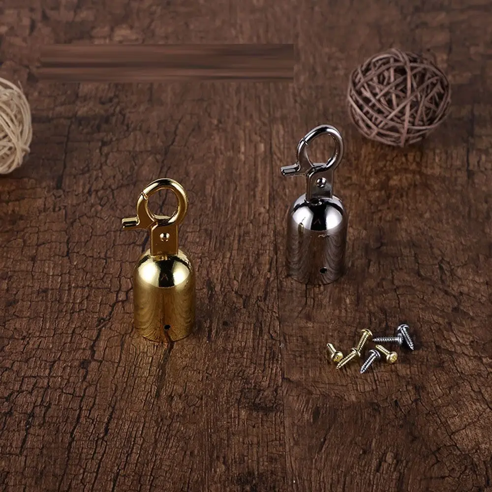 Stainless Steel Stanchion Rope End Stopper Sliver 8.5*2.8*2.8cm/3.35*1.1*1.1inch Barrier Rope End Cap Snap Hooks Red Carpet