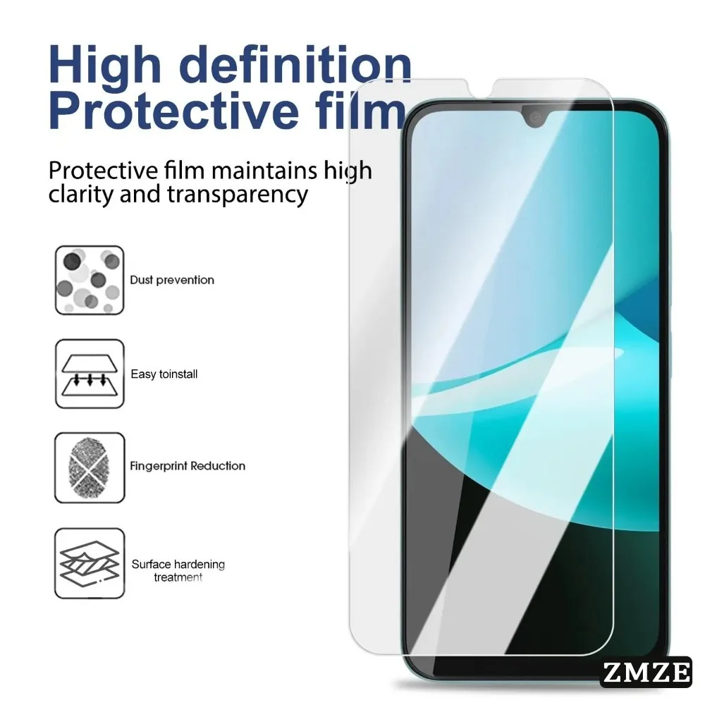 2 Pieces 9H Hardness Tempered Glass Film For Realme 60X 60 50 Screen Protectors Ultra Clear HD Films For Realme Note 80 70T 70