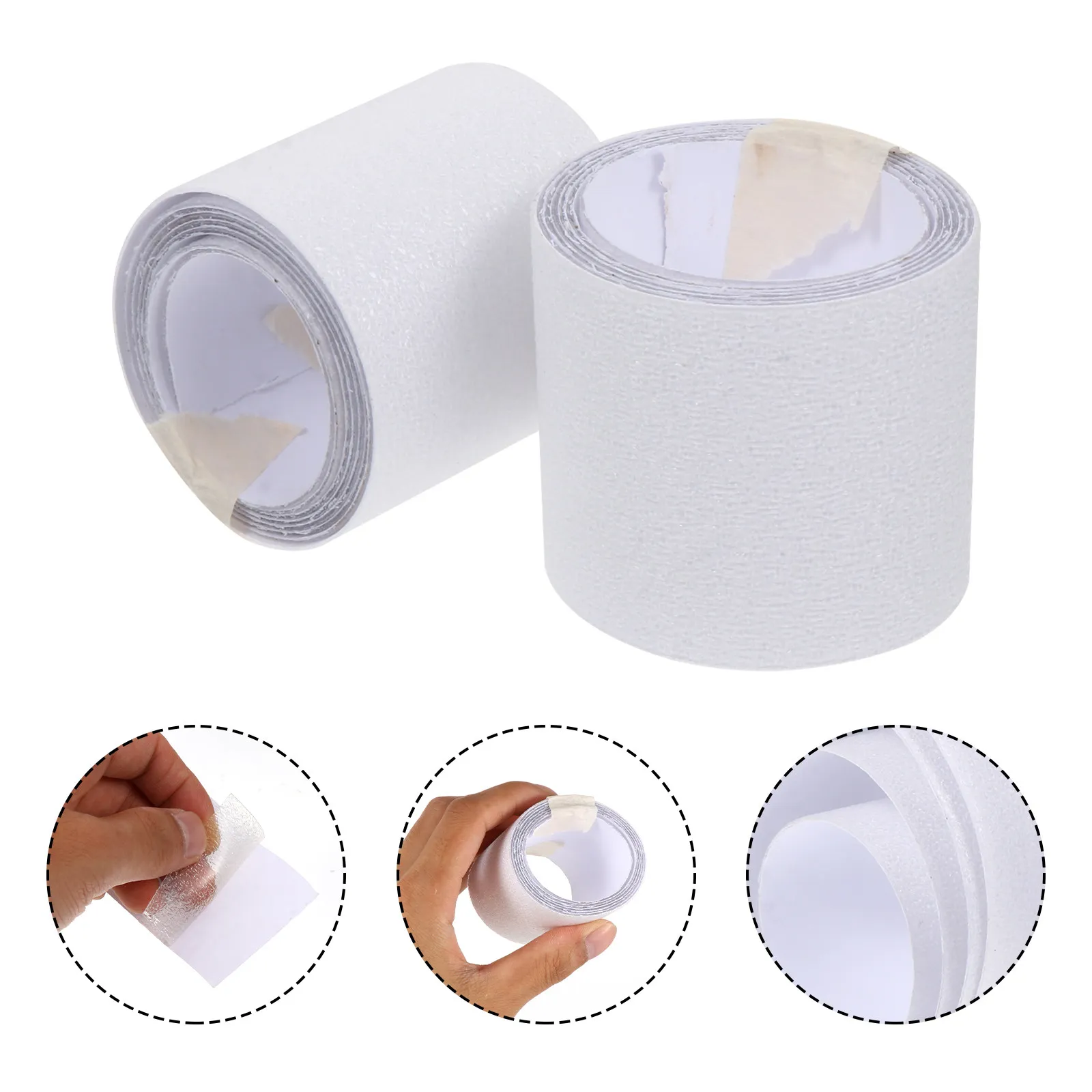 

2 шт. Прозрачные противоскользящие наклейки-полоски для ванной, душа, пола, кухни, лестниц, влажных зон, для домашней безопасности