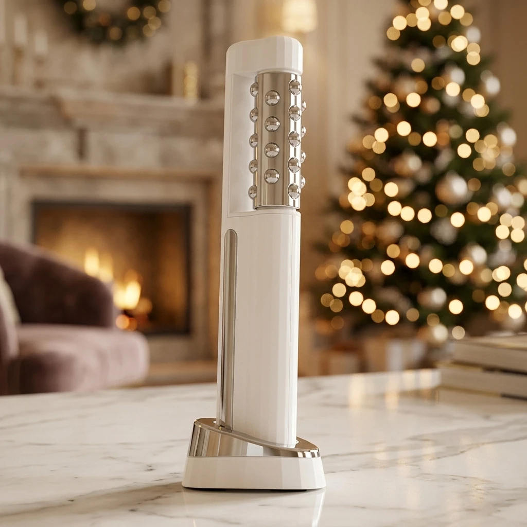 Professional Microcurrent Stimulation Heated Facial Roller Face Lifting Tightening Anti-Wrinkle Skin Care Beauty Device