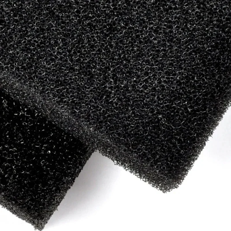 Black Filtration Foam Aquarium Fish Tank Biochemical Filter Sponge Pad Skimmer Long Use Time Sponge Supply Tank Multi Sizes