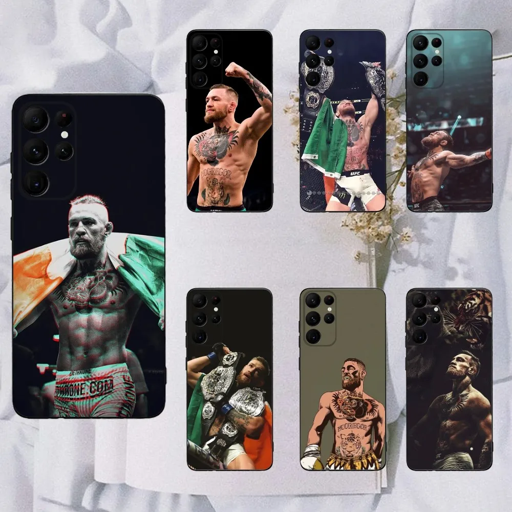 

Conor McGregor Boxing Phone Case For Samsung Galaxy A20,A21s,A22,A31,A32,A52,A53,A72,73,A80,A91 Soft Black Cover