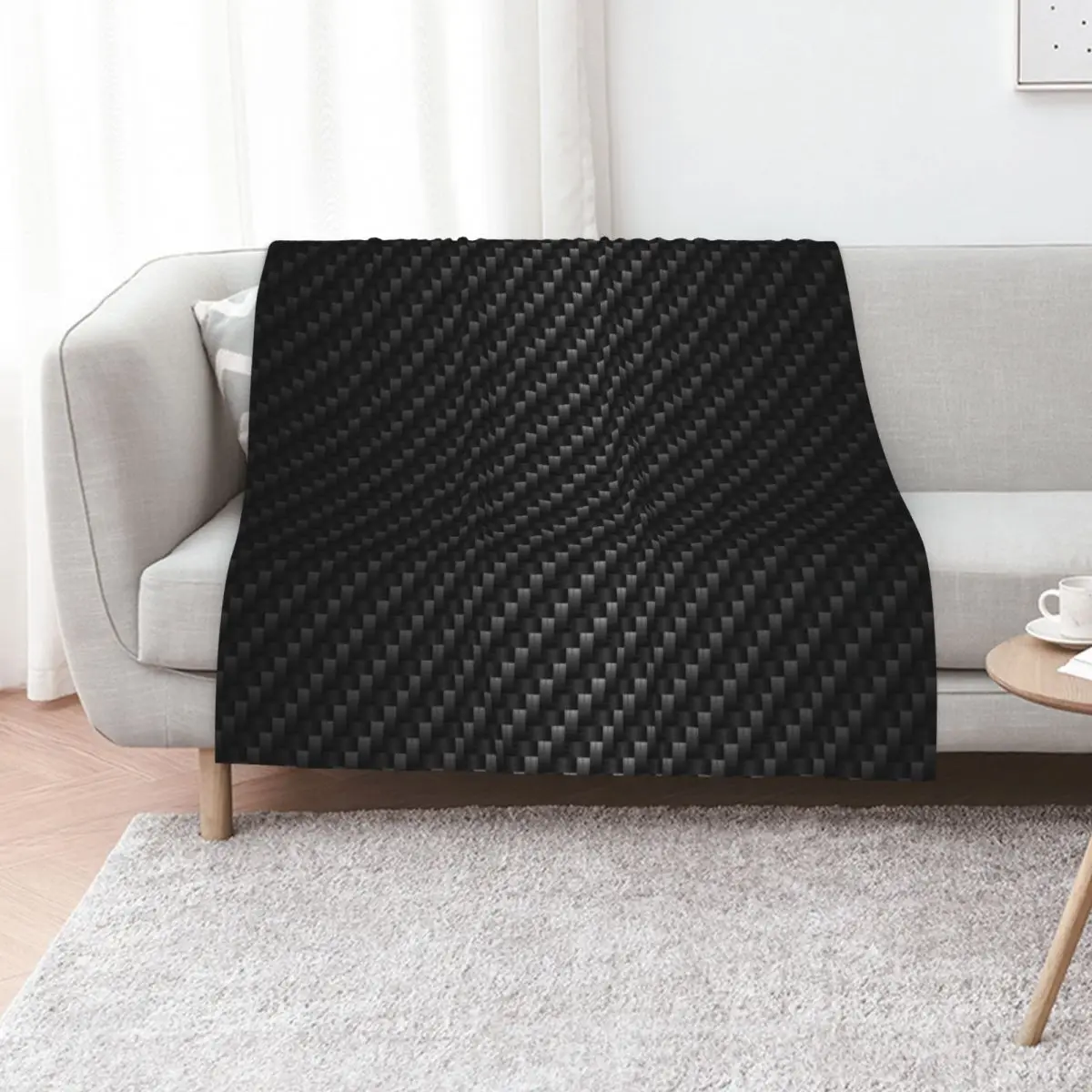 Carbon Fibre Throw Blanket For Sofa Thin Nap Flannel Thermals For Travel Sofa Throw Shaggy Blankets